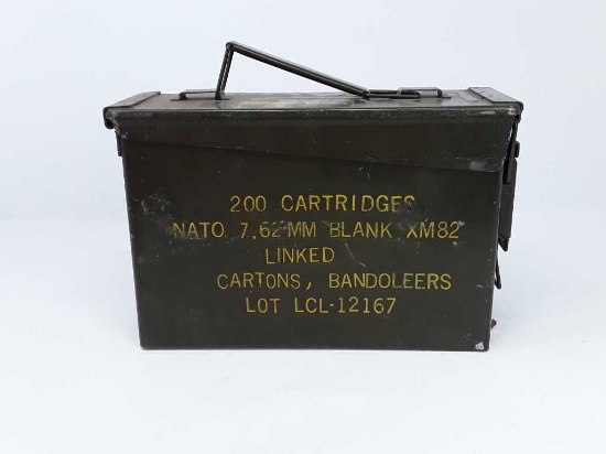 1 BOX OF VINTAGE 7.62 MM NATO AMMO