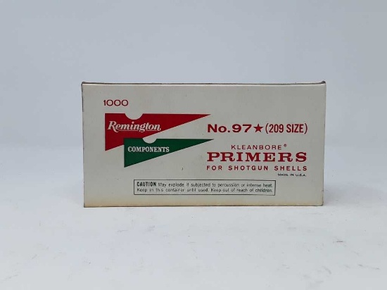 1 BOX OF REMINGTON NO 97 209 SIZE PRIMERS