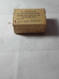 1 BOX OF VINTAGE REMINGTON 22 HORNET AMMO