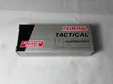 1 BOX OF FEDERAL 223 REM TACTICAL AMMO