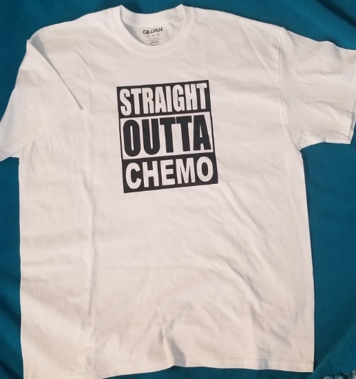 T-Shirt "Straight Outta Chemo" Size Xl