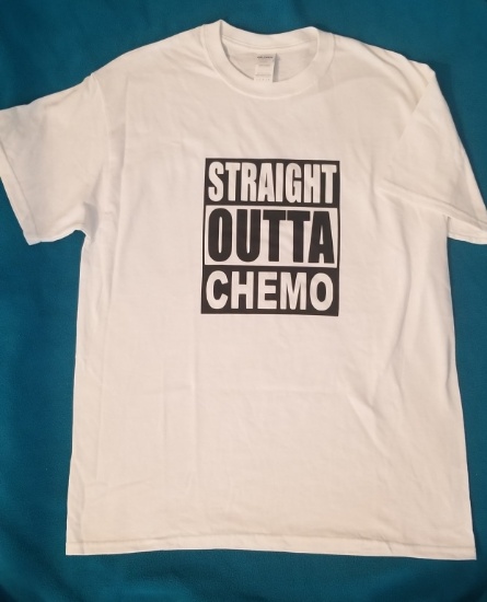 T- Shirt "Straight Outta Chemo" Size Small