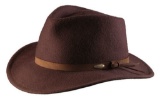 HAT T1004BR-2 AUSSIE CRUSHER BROWN MEDIUM