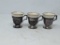 3 STERLING SILVER CUP WITH LENOX INSERTS