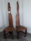 PAIR OF DRIFTWOOD CHAIRS 19