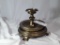 VERY HEAVY BRASS CANDLE HOLDER 10
