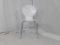 DOREL HOME PRODUCTS  MODERN WHITE CHAIR