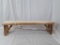NATURAL STYLE ASPEN WOOD BENCH 72