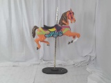 ORANGE CAROUSEL HORSE 59