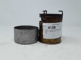 VINTAGE CAMP STOVE WITH METAL CUP