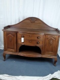 ANTIQUE CURVED  BUFFET/SERVER