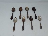 4 STERLING SPOONS COMBINED WT 4.9 OZ