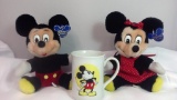Disney's Mickey & Minnie Plush Toy & Mug