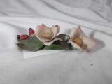 CAPODIMONTE SWEET BRIER FLOWER MADE IN ITALY