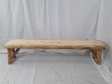 NATURAL STYLE ASPEN BENCH