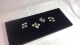 Vintage Mother of Pearl Lot of Cuff Links (4 Sets)