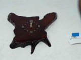 WOODEN LACQUERED CLOCK