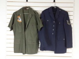 2 VIINTAGE AF JACKETS DRESS BLUE & GREEN