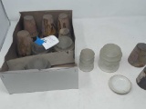 11 CLAY CUPS | 4 L.G. GLASS | 2 SML. GLASS | 4 DSH