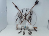 NATIVE AMERICAN WALL HANGING W/ARROWS