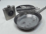 WW II EATING TRAY WITH LID AND UTINSELS | FLASK