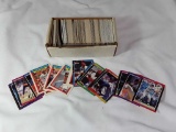 BOX OF VINTAGE BASEBALL CARDS FROM 1988