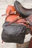 BAG 910HAV Soft Leather Saddle Bags