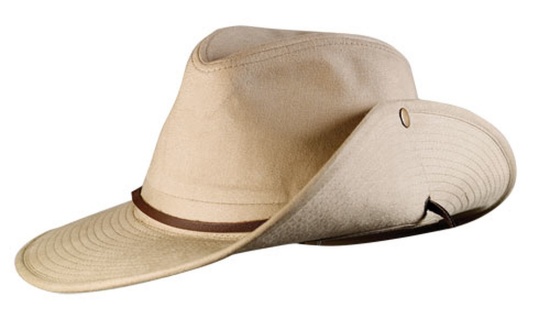 HAT Y1001-1 OUTBACK CANVAS SNAP KHAKI SIZE S