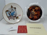 2 NORMAN ROCKWELL COLLECTORS PLATES
