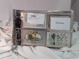 BINDER OF VINTAGE NATURE THEMED POSTCARDS