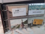 BINDER OF VINTAGE ARCHETECTURE AND STONE POSTCARDS