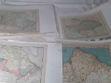 20 VINTAGE MAPS/ NEWPAPERS FROM THE ERA