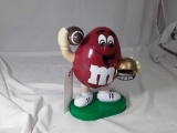 M & M CANDY DISPENSER FOOTBALL PLAYER