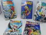 5 DC ALL-STAR SQUADRON COMICS