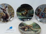 4 ANIMAL THEMED COLLECTORS PLATES