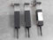 lot of 3 Solar LED path lights.