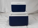 Lot of 2 Coleman lunchbox coolers