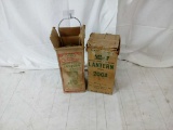 Lot of 2 white gas lanterns.