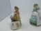 2 MUSIC BOX CERAMIC BRENDA THOMAS FIGURINES