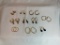 Black & Gold Fashion Earrings- 10Pair