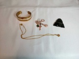 Lot of JewelryL Necklace, Bracelet, Charms, Stone