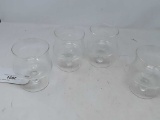 4 LARGE WINE-LIKE GLASSES