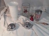 BOX MISC BAR GLASSWARE/VASE/OTHER MISC ITEMS
