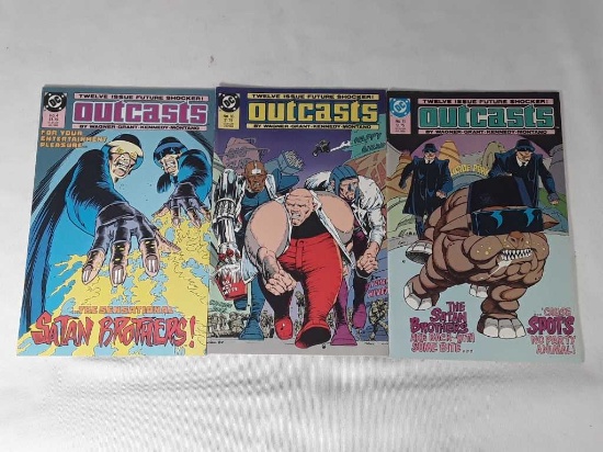 3 DC - Outcasts. Twelve Issue Future Shocker!