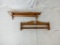 Lot of two wall hanging shelves.
