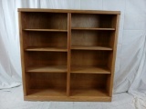 SQUARE OAK BOOKCASE