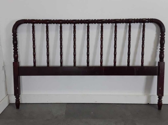 SPINDLE HEADBOARD FULL SIZE DARK WOOD