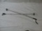 VINTAGE GALVANIZED SKI POLES
