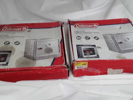 2 COLEMAN CAMP OVENS - BOTH NEW