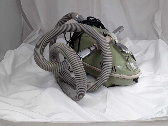 VINTAGE GREEN CAST IRON VACUUM FROM IEC